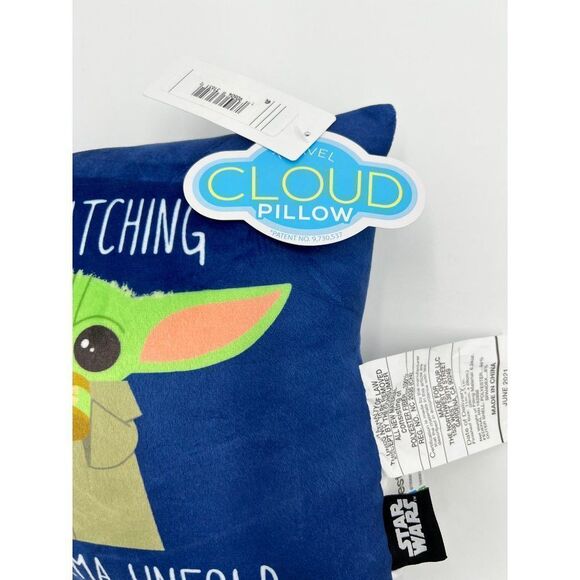 Brand New Star Wars The Mandalorian 11" Cloud‎ Pillow Color Blue - Picture 4 of 5